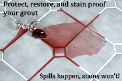 Enviro Clean protects and restores grout to it's original beauty