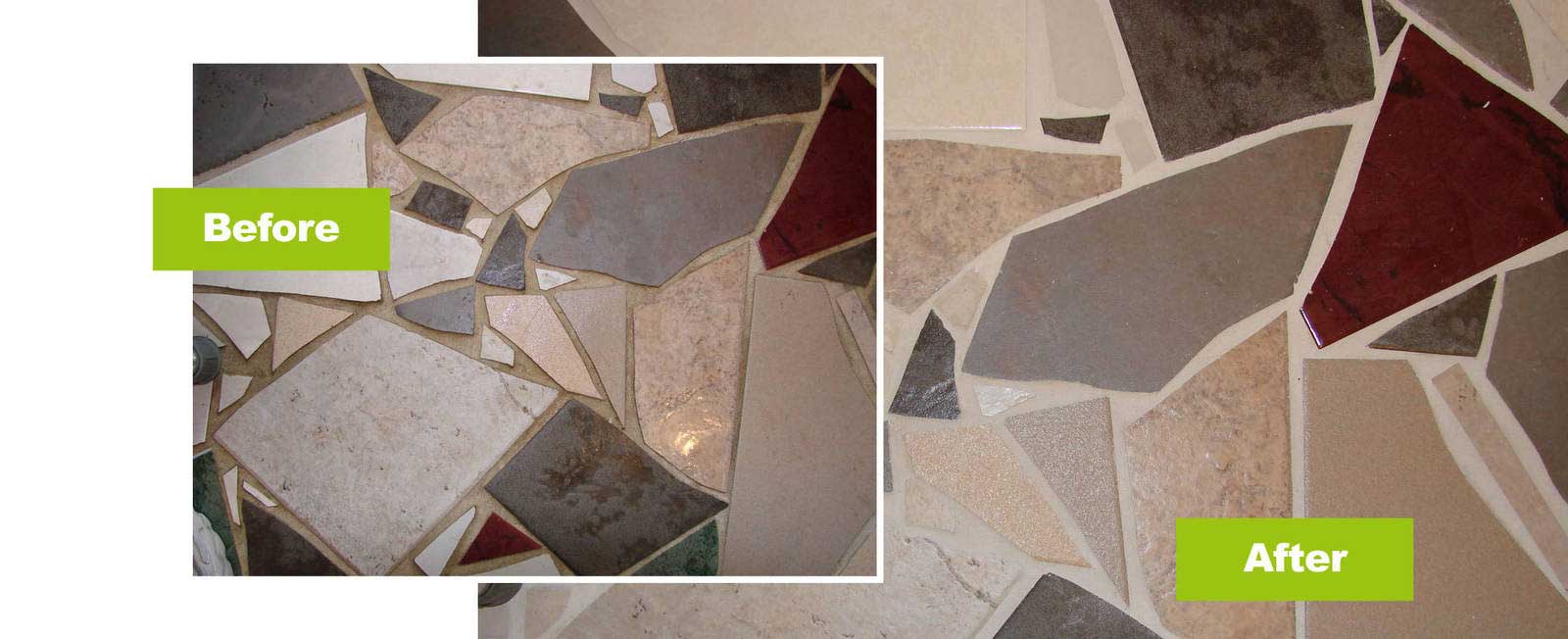 Enviro Clean can make your grout look this good with our quality grout sealing treatment.