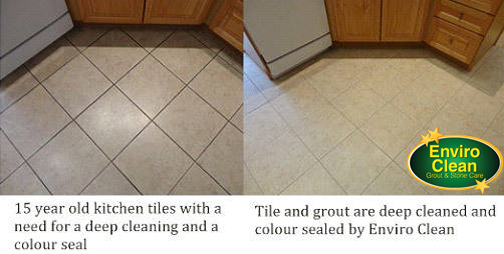 Grout sealing by Enviro Clean for a long lasting clean