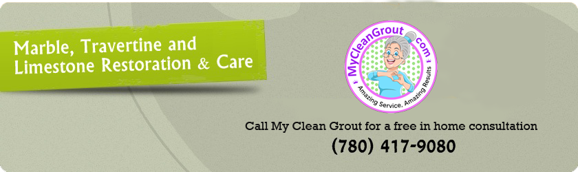 Grout and stone cleaning from My Clean Grout Edmonton
